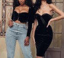 Corset noir pour femmes 4