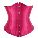Corset pentru femei cu închidere frontală și șnur la spate, uni, poliester, spandex, top elegant ce conturează talia și silueta 20