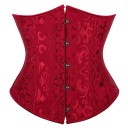 Corset pentru femei cu închidere în față și șnur în spate, uni, cu detalii, din poliester și spandex, top elegant care conturează silueta 1