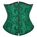 Corset pentru femei cu închidere în față și șnur în spate, uni, cu detalii, din poliester și spandex, top elegant care conturează 20