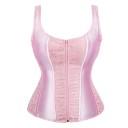Corset pentru femei Uni Decolteu Rotund Bretele Zip în decolteu Semne Poliester Spandex Lenjerie de corp elegantă 4