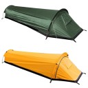 Cort de drumeție ușor și impermeabil 220x50x90 cm pentru o persoană, adăpost de camping cu spațiu pentru sac de dormit, cort de exterior fabricat din poliester 1
