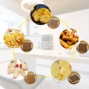 Cortador de batatas e legumes com acessórios 4