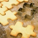 Cortador de galletas de acero inoxidable con forma de rompecabezas 3