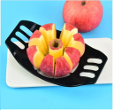 Cortador de maçãs em aço inoxidável e plástico 18 cm Espremedor ergonómico Descaroçador Corte de fruta Utensílios de cozinha Diâmetro 10,7 cm 3