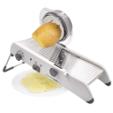 Cortador de verduras ajustable Rallador de acero inoxidable con 18 configuraciones diferentes para diferentes grosores y formas 2