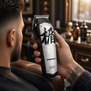 Cortadora de cabello profesional para hombres Inalámbrica y ajustable 2200 mAh Duración de más de 3 horas 56 x 175 mm 6 peines Para barberos 5