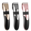 Cortadora de pelo eléctrica inalámbrica para hombres con cabezales reemplazables Cortadora de pelo con cuchilla de cerámica Cuchilla ajustable para diferentes longitudes de corte Cortadora de pelo con accesorios reemplazables e indicador LED de batería 3