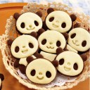 Cortadores de biscoitos panda 4 pcs 3
