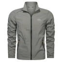 Cortavientos de hombre con protección UV en la cremallera Chaqueta ultraligera impermeable para la naturaleza Chaqueta deportiva transpirable para primavera Cortavientos de otoño para senderismo 3