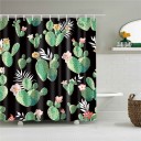 Cortina de ducha con cactus 19