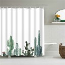 Cortina de ducha con cactus 4