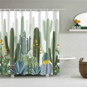 Cortina de ducha con cactus 21