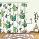 Cortina de ducha con cactus 12