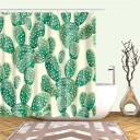 Cortina de ducha con cactus 13