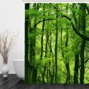 Cortina de ducha con motivos de naturaleza A833 4