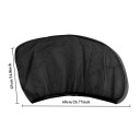 Cortina de sol para carro 2 pcs 68x63 cm Proteção contra mosquitos Isolamento UV Rede para janela traseira para sedan SUV Folha de janela reflexiva poliéster 2