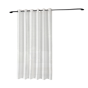 Cortina exterior impermeable con ojales, tamaño 91 × 213 cm, tejido resistente, para pérgola, terraza, balcón y jardín 5