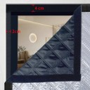 Cortina isolante de inverno para porta contra correntes de ar 125 × 210 cm algodão fecho magnético velcro branco proteção contra o frio 2