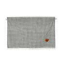 Cortina para ventana lateral con ventosas Diseño a cuadros con oso bordado Decoración para habitación infantil Protección contra el sol 1