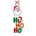 Cortină pentru ușă 25,5 x 39,7 x 26,1 cm Decorațiune de Crăciun cu motivul lui Moș Crăciun Ornament suspendat pentru ușile de intrare Decorațiune 2