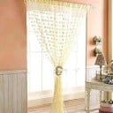 Cortină transparentă cu inimioare Cortină cu franjuri cu inimioare Cortină transparentă cu franjuri 200 x 100 cm 7