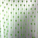 Cortină transparentă cu inimioare Cortină cu franjuri cu inimioare Cortină transparentă cu franjuri 200 x 100 cm 6