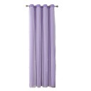 Cortinas infantiles de doble capa con estrellas Cortinas opacas con cortinas translúcidas para la habitación infantil Cortinas para niñas con ojales 132 x 183 cm 10