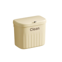 Coș de gunoi suspendat cu capac 26,5x23x16 cm Coș de reciclare pentru bucătărie Coș de gunoi suspendat pentru baie Organizator de gunoi suspendat 2