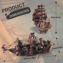 Costruzione metallica Piececool 3D Nave Pirata Regina Anna 19,5 × 6,5 × 16 cm 439 pezzi Modello in acciaio inossidabile Difficoltà 5★ Decorazione di lusso 3