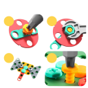 Costruzioni 228 pezzi Valigetta 22 x 25 cm Set di viti con dinosauri Viti e pezzi colorati Valigetta creativa per bambini 4