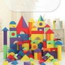 Costruzioni cubi di schiuma 50 pz 2