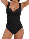 Costum de baie dintr-o bucată pentru femei cu cupe mulate și bretele mai largi Bretele reglabile Efect push-up Croială elegantă și confortabilă 3