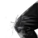 Costum de ploaie pentru motocicletă unisex, jachetă și pantaloni, design negru reflexiv, impermeabil, rezistent la vânt, din cauciuc PVC 5