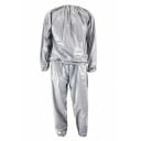 Costum de transpirație rezistent la apă Costum de saună unisex pentru tricou și pantaloni de antrenament pentru pierderea în greutate Costum 2