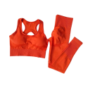Costum sportiv pentru femei cu colanți și sutien sportiv, uni, nylon, spandex, confortabil și stilat pentru fitness și exerciții 13