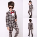 Costume à carreaux pour garçon B1334 1