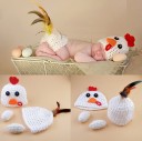 Costume d'enfant pour séance photo Coq 1