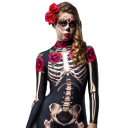 Costume da scheletro da donna 2