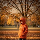Costume da zucca Mikina con cappuccio a forma di zucca Peluche a pelo lungo Scritta ricamata Pumpkin Tasca a marsupio Poliestere Arancione 7