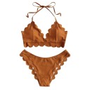 Costumi da bagno femminili P1054 marrone chiaro