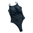 Costumi da bagno interi da donna con alta sgambatura e taglio sportivo in nylon ed elastan costumi per la spiaggia e la piscina 4
