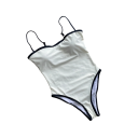 Costumi da bagno interi da donna Design monocolore Scollo a O Poliestere Materiale ad asciugatura rapida Moda estiva da spiaggia 5