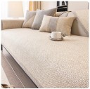 Cotton and Linen Woven Sofa Cover Non-Slip Universal Cover Suitable for All Seasons 90x180cm 5