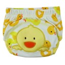 Cotton Baby Swim Nappy for Bathing and Swimming in the Pool Internal Waterproof Layer Elastic Waist and Leg Openings Animal Applique 4