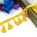 Cotton Decorative Ribbon with Fringes 4.5 cm Length 182 cm Decorative Textile Trim with Fringes for Sewing Home Textile Decorations and Crafting 9