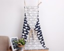 Cotton Kitchen Apron with Whale Print 2