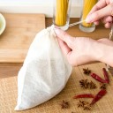 Cotton Spice Bag for Cooking Soups and Sauces Thin Fabric Bag with Drawstring Natural Colour Size 20 x 26 cm 5
