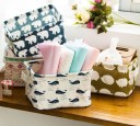 Cotton Storage Organiser for Underwear and Toys Fabric Box with Print and Carry Handles Waterproof Coating Dimensions 20 x 16 x 14 cm 12