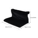Couchage pour chats sur radiateur 46 x 30 x 25 cm Lit en peluche doux sur cadre métallique Suspendu au chauffage Housse lavable 4